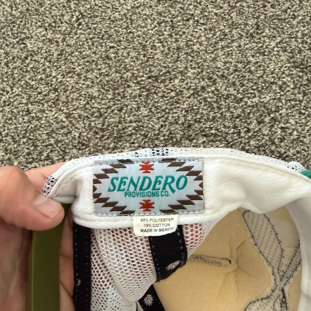 Sendero Provisions Co. Paddles Mesh Snapback Trucker Hat Western Outdoor Texas - Picture 6 of 6